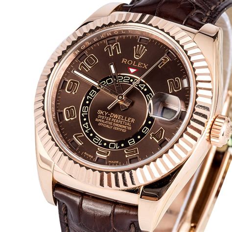 rolex sky dweller rose gold rhodium|Rolex Sky-Dweller everose gold.